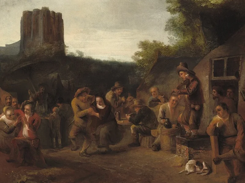 1626-Constantijn à Renesse - Convivialità nei pressi della locanda